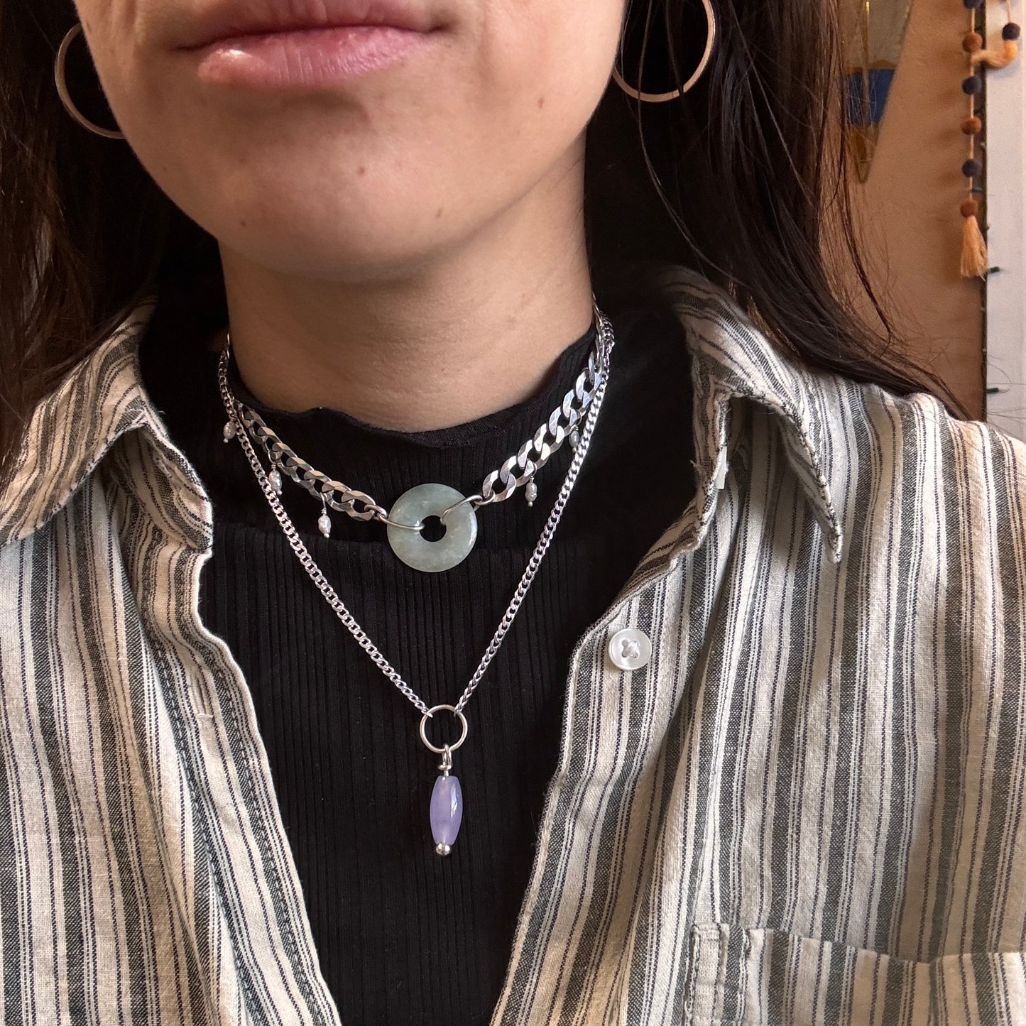 Lavender Jade Necklace