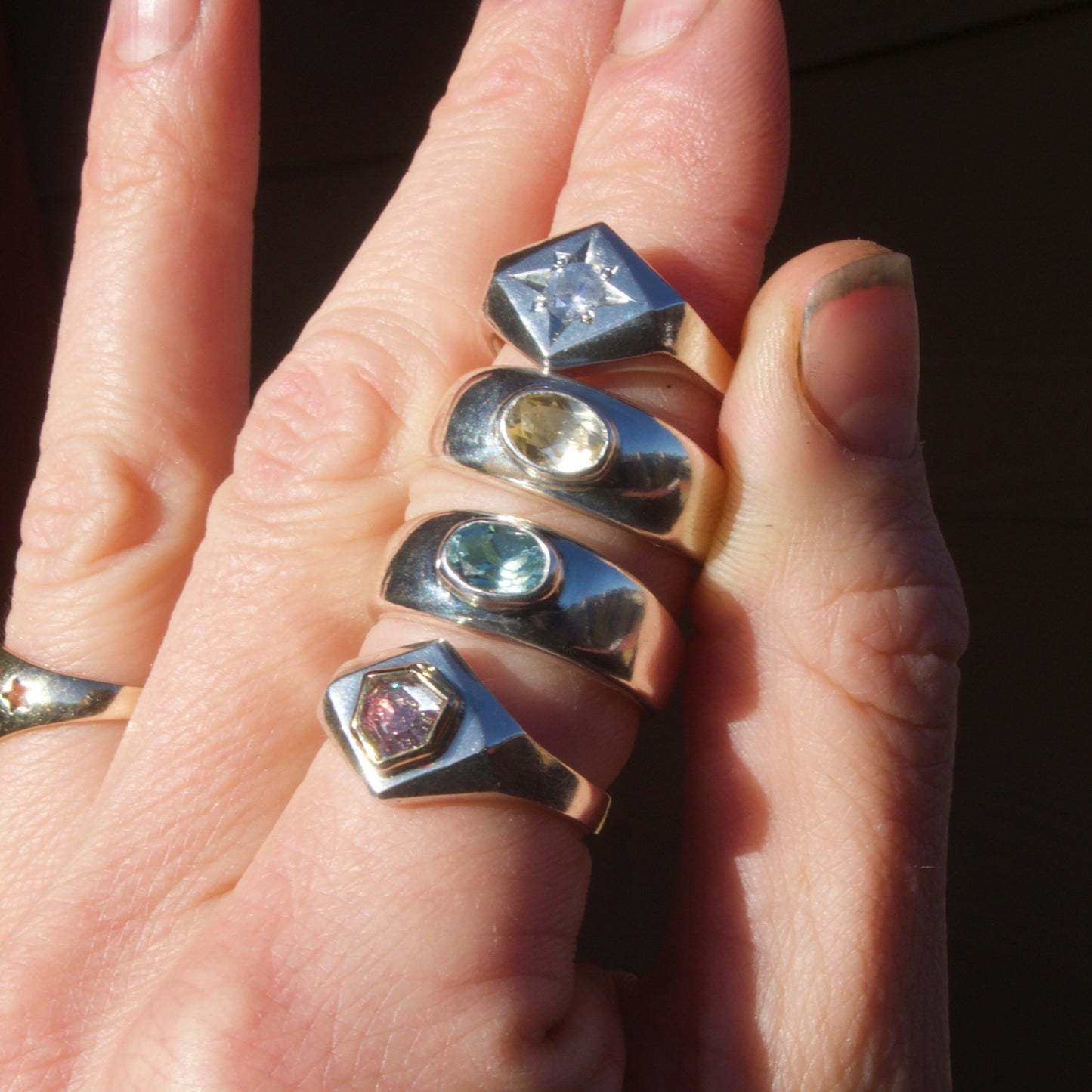 Size 6 / Periwinkle Star Ring