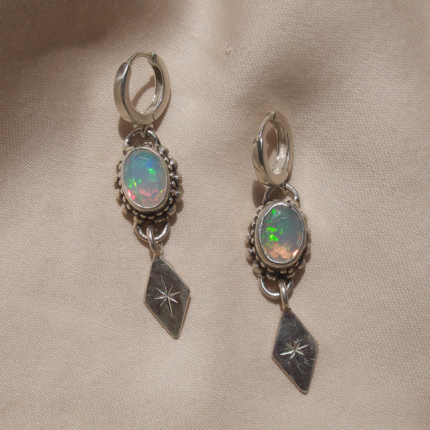Ethiopian Opal Lucent Earrings