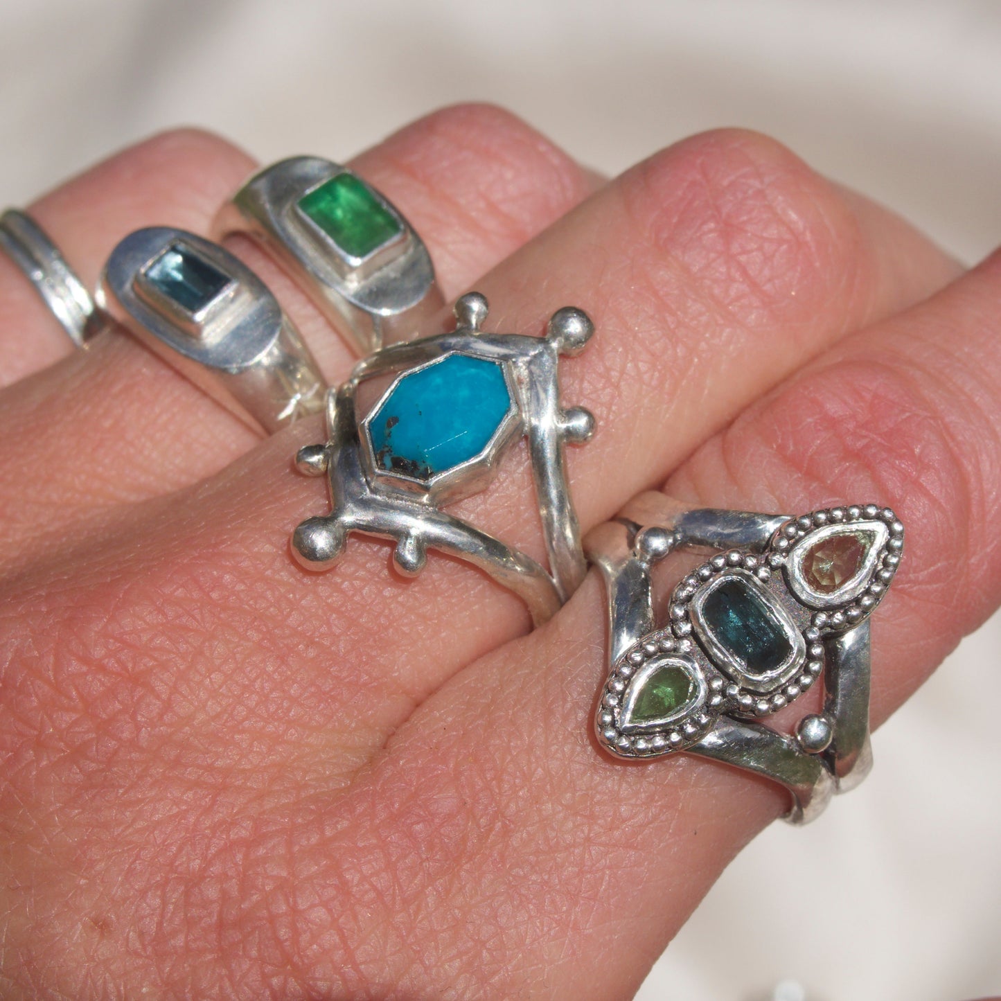 emerald ring and friends