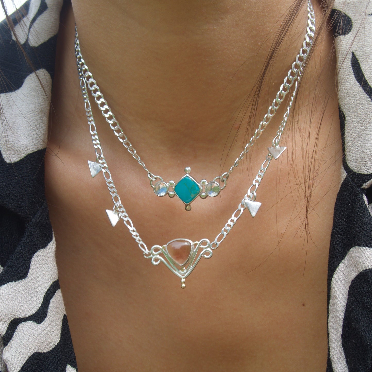 Turquoise x Moonstone Necklace