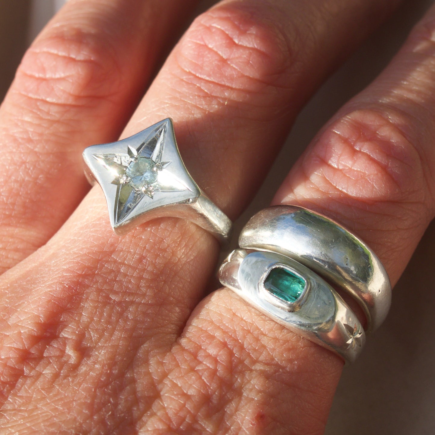 Starry Aqua Signet