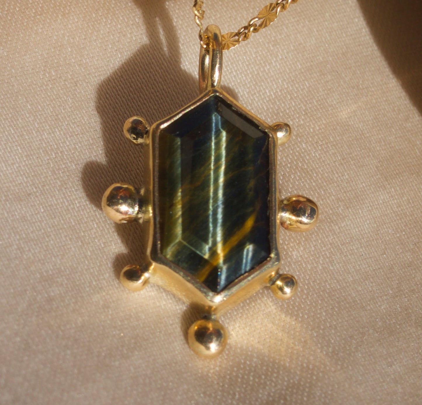 Blue Tiger's Eye Necklace