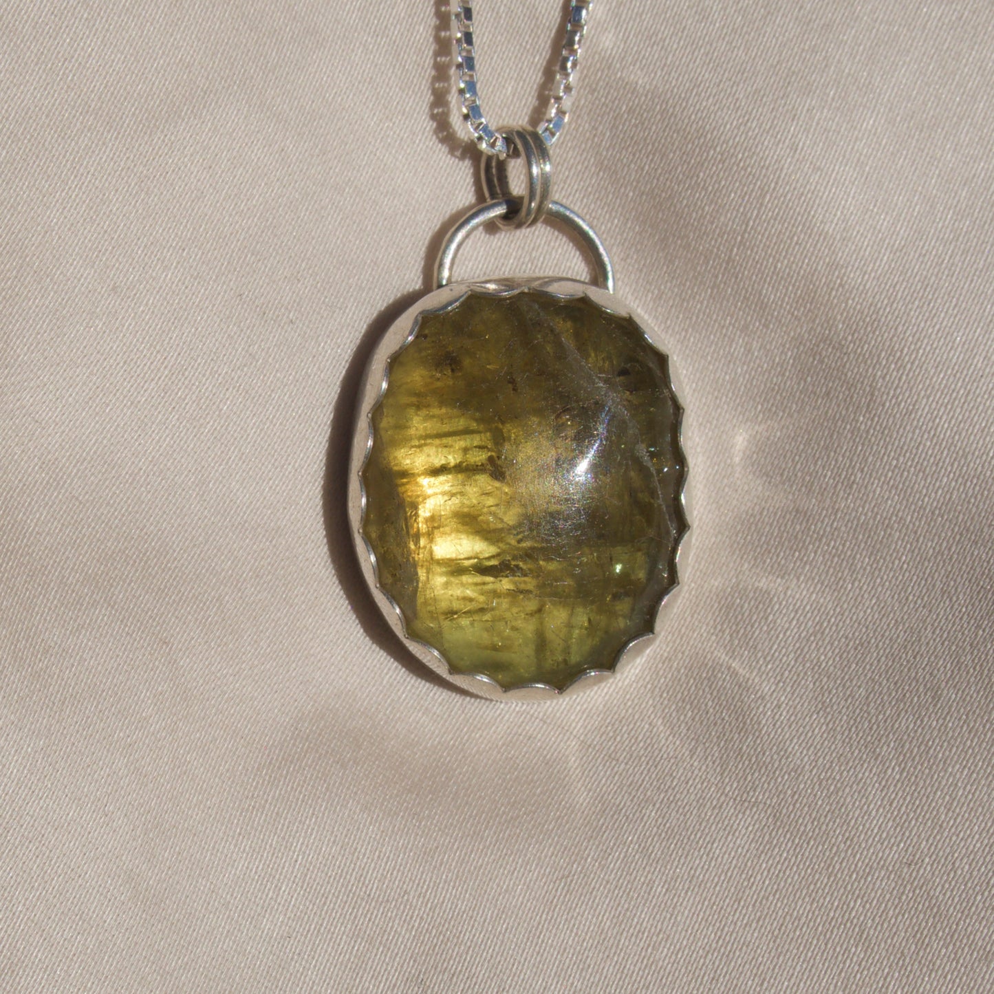 Golden Apatite Necklace