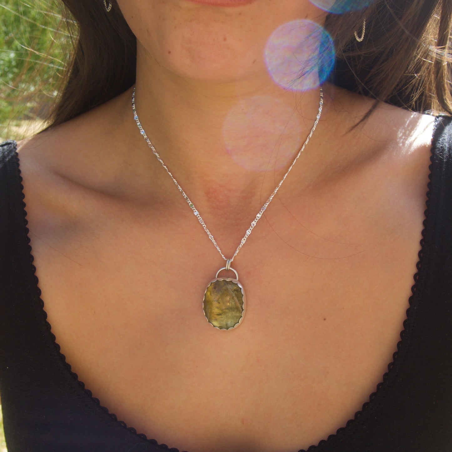 Golden Apatite Necklace