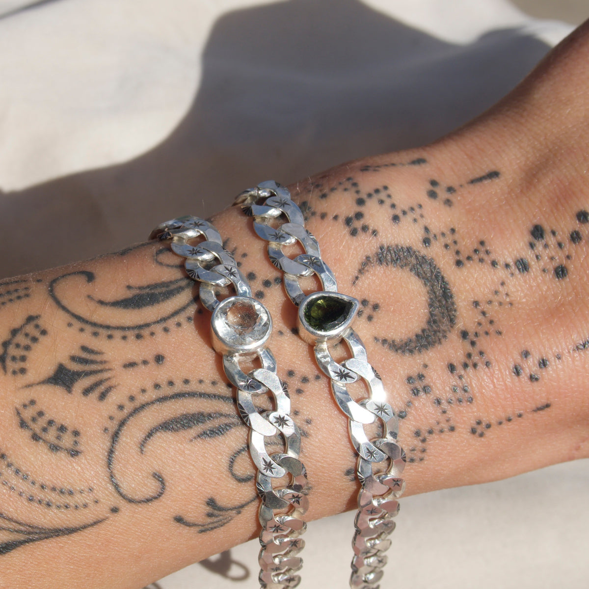 Star Crossed Moldavite Bracelet