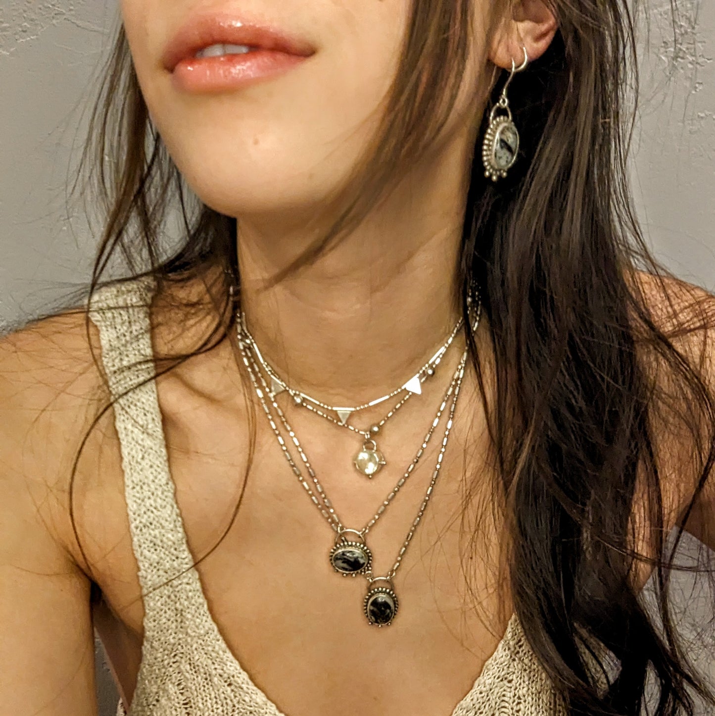 Astrophyllite Earrings
