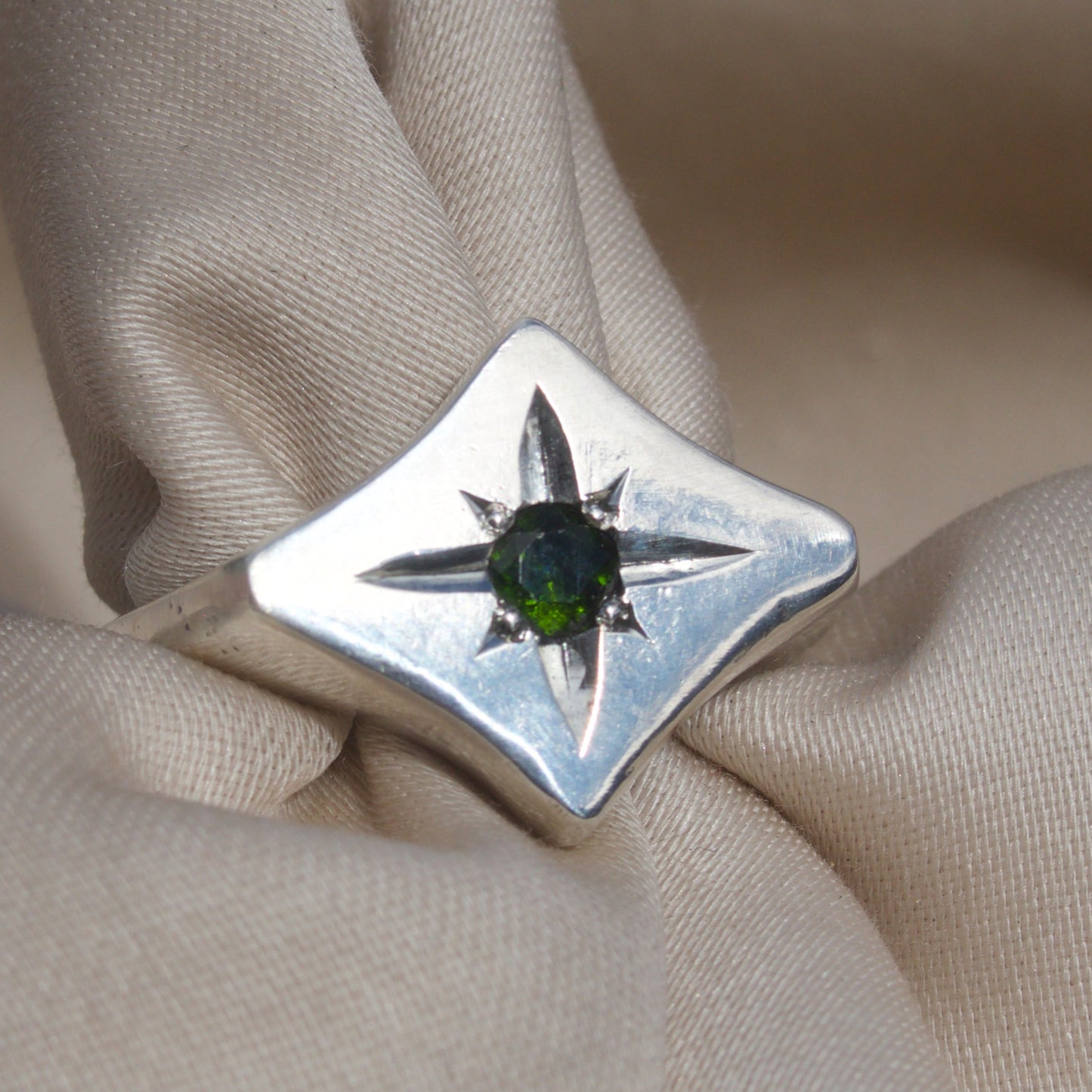 Forest Green Starry Eyed Signet