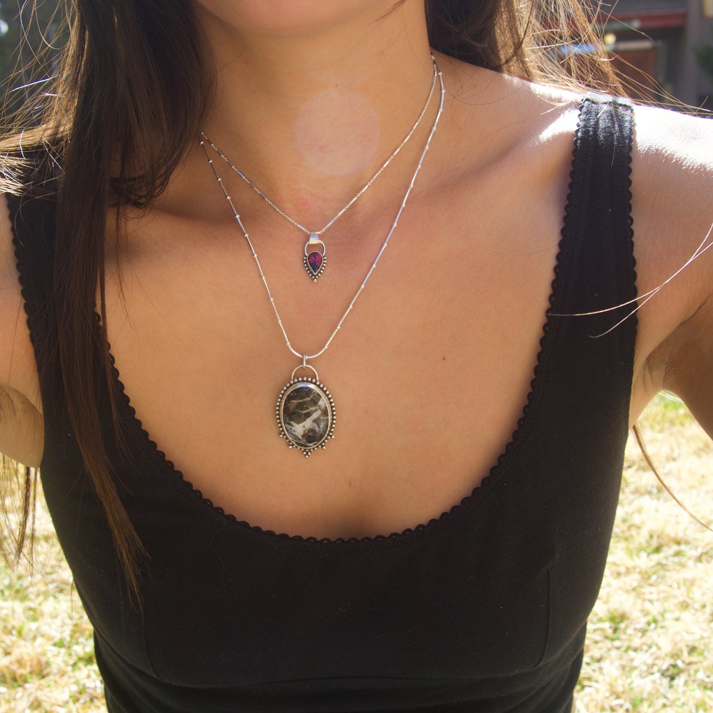 Midnight Lightning Necklace