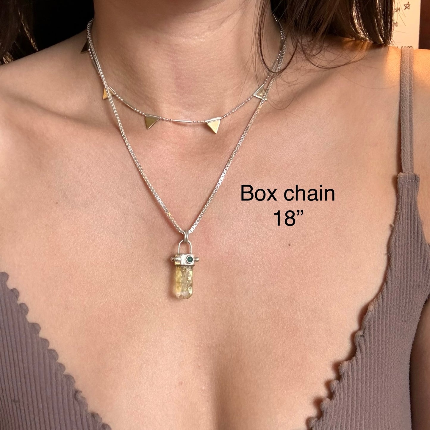 Sterling Silver Box Chain