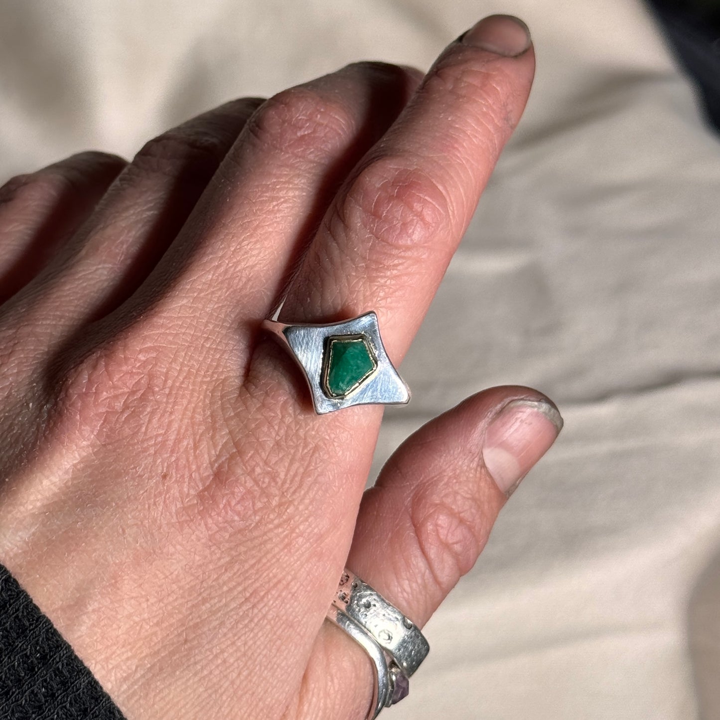 Emerald Starry Signet