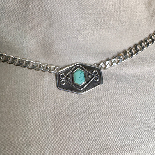 Blue Moon Portal Necklace