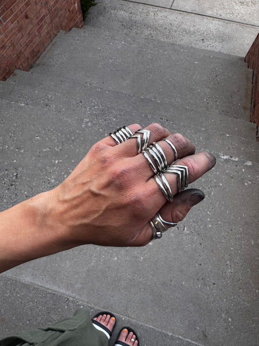 Crown Stacker Ring