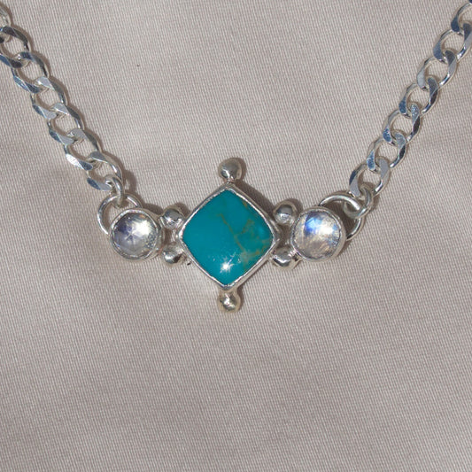 Turquoise x Moonstone Necklace