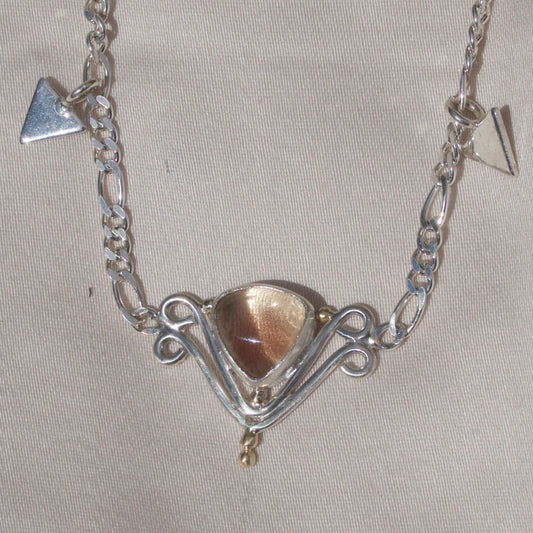 Oregon Sunstone Triangle Dangle