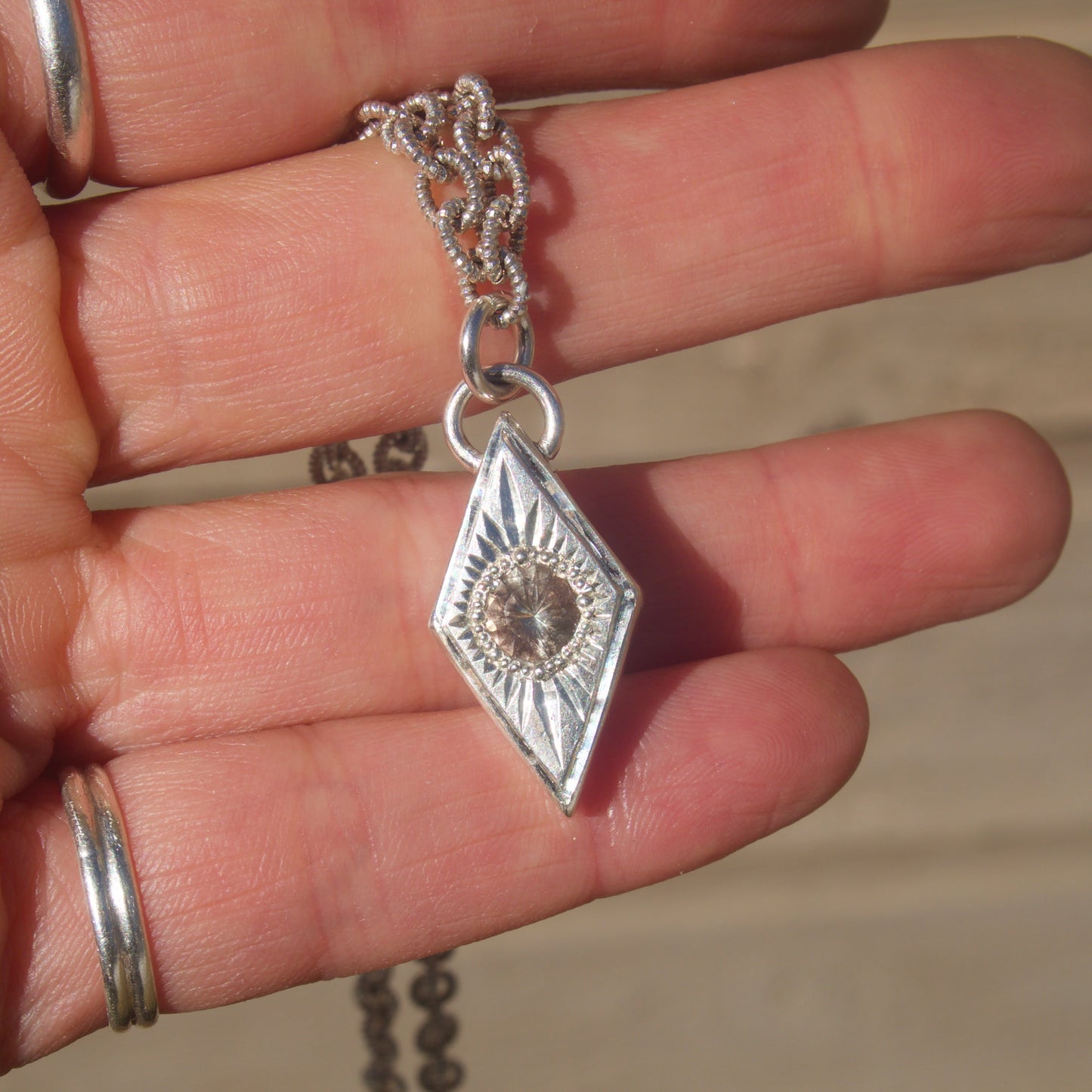 Oregon Sunstone Vera Necklace