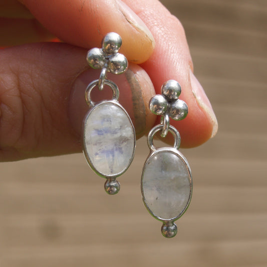Moon and Star Earrings