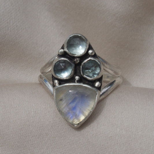 Moonstone x Aqua Ring