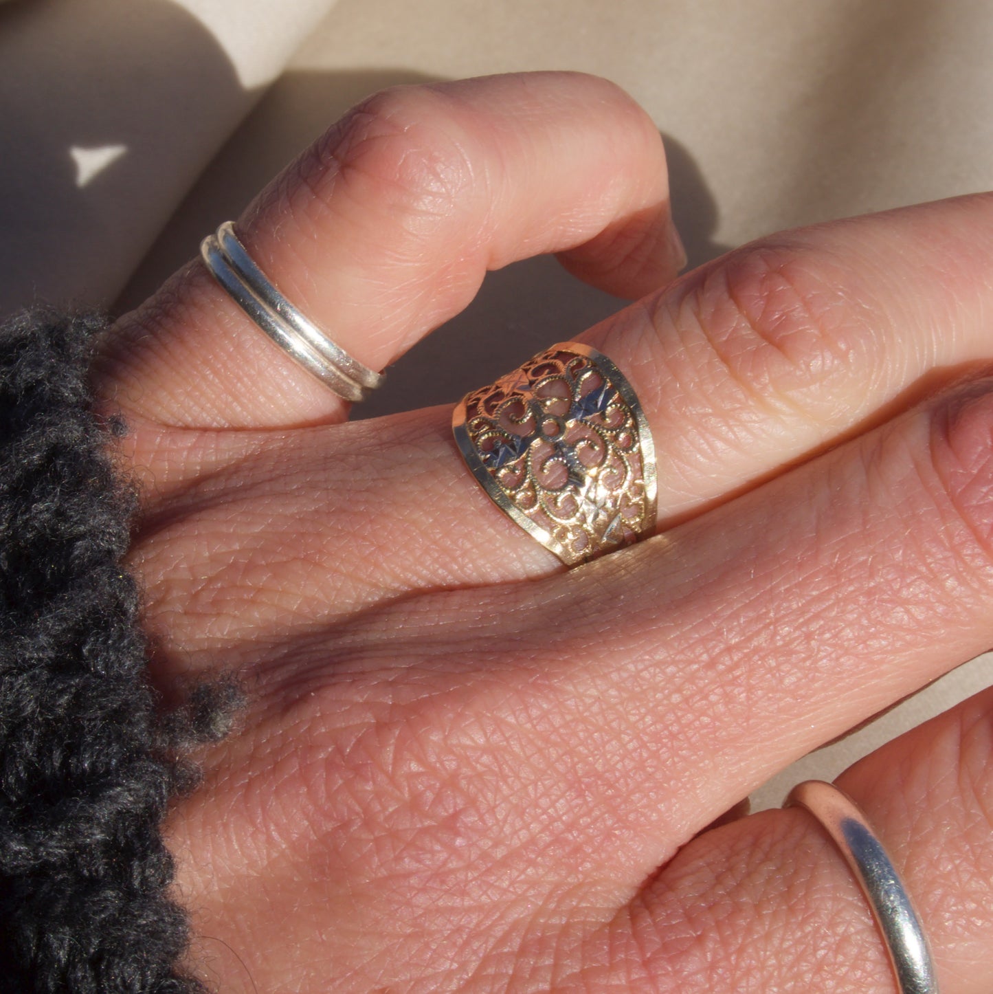 Size 6.5 / Vintage Filigree Ring