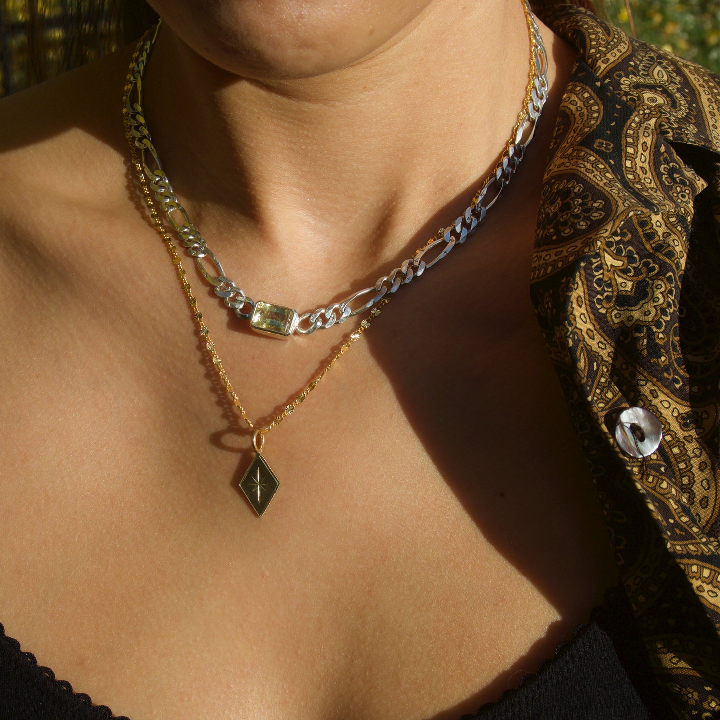 Golden Apatite Necklace