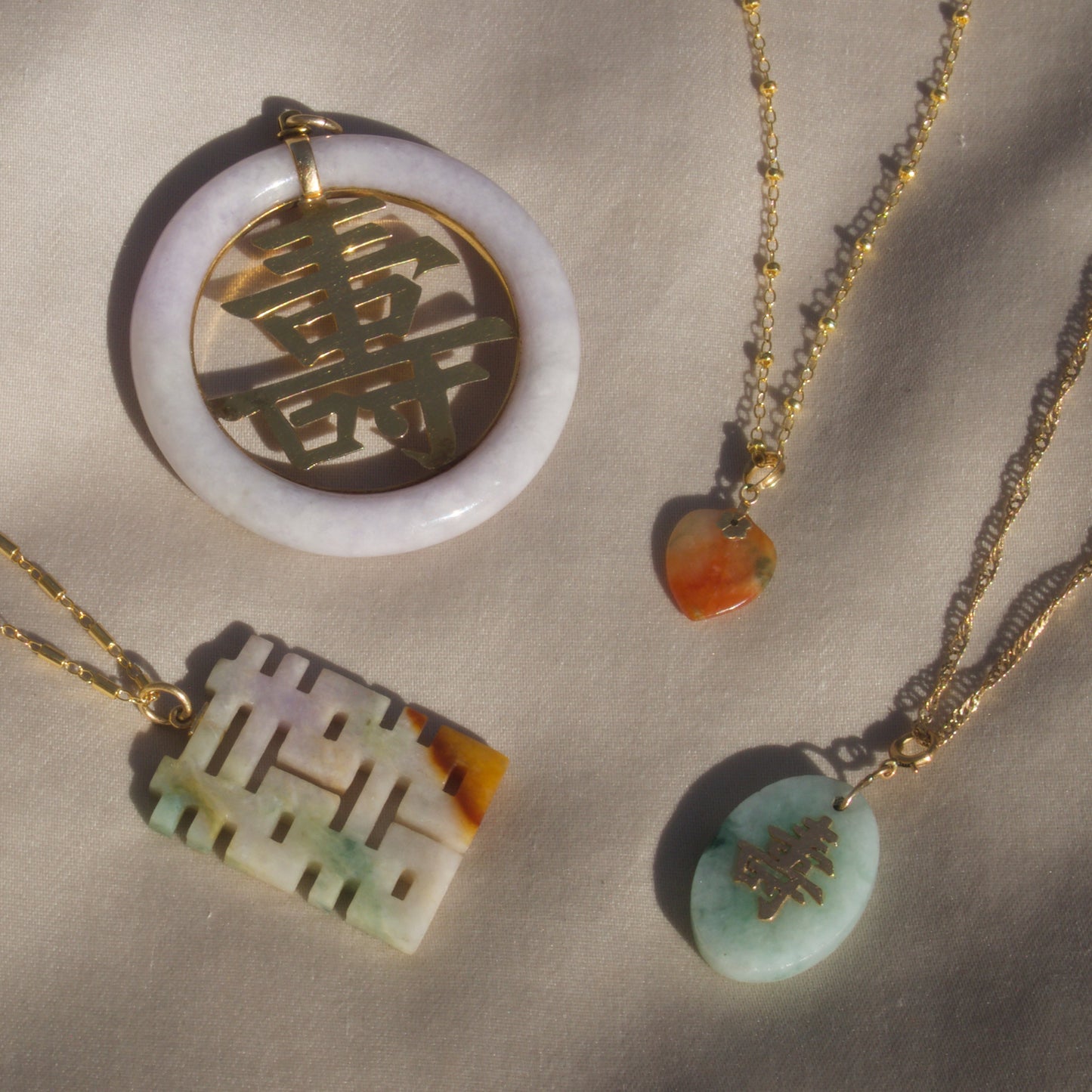 Double Happiness Pendant