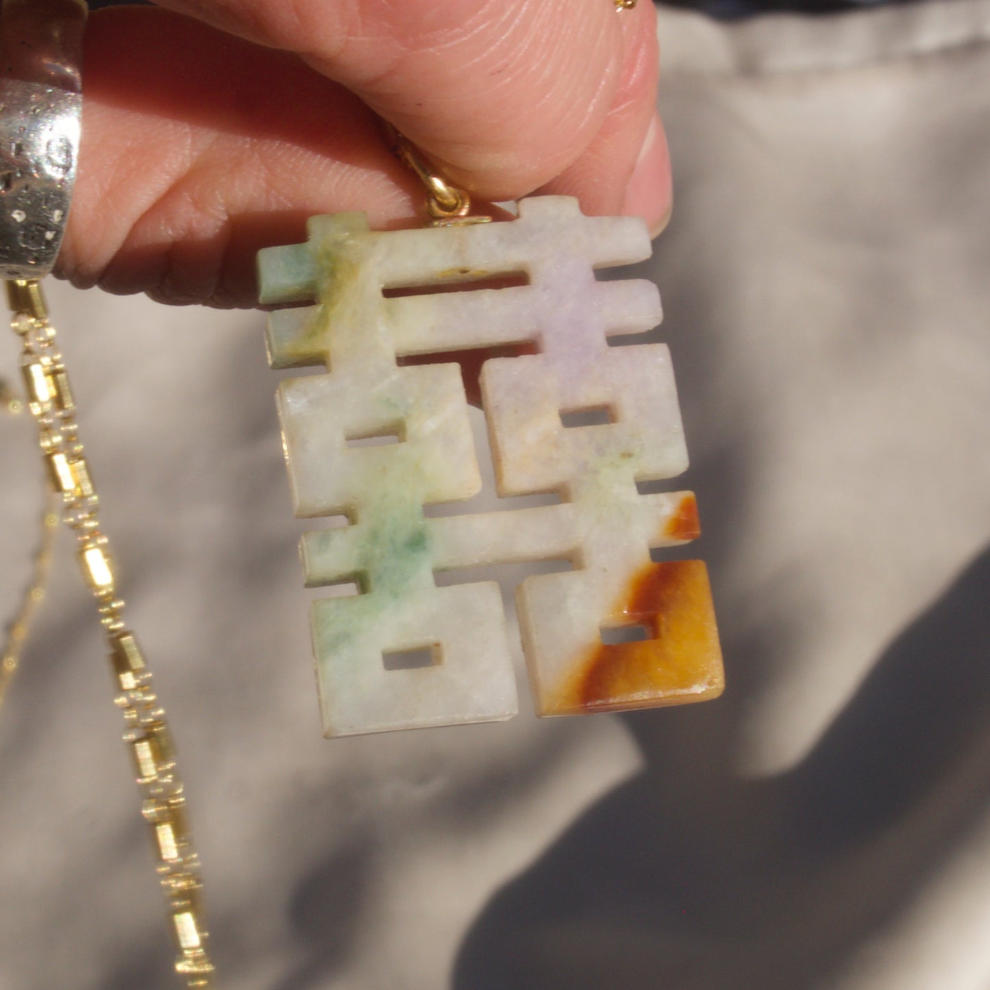 Double Happiness Pendant