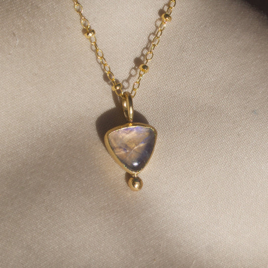 Brass Moonstone Mini