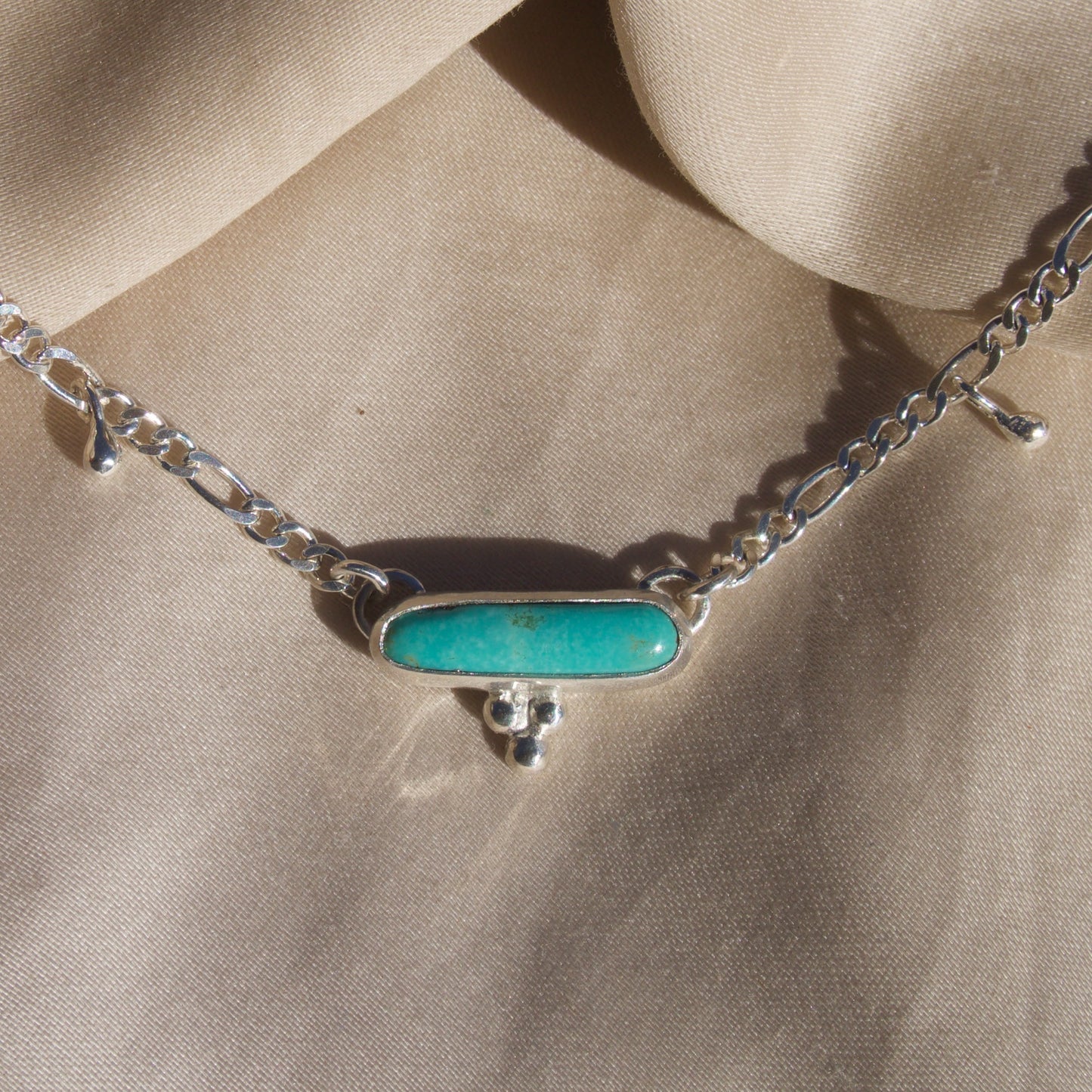 Turquoise Dip Dot Necklace