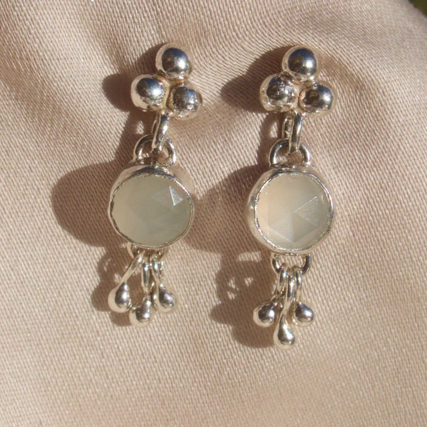 Moonstone Dangley Studs