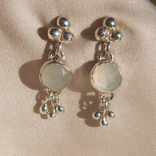 Moonstone Dangley Studs