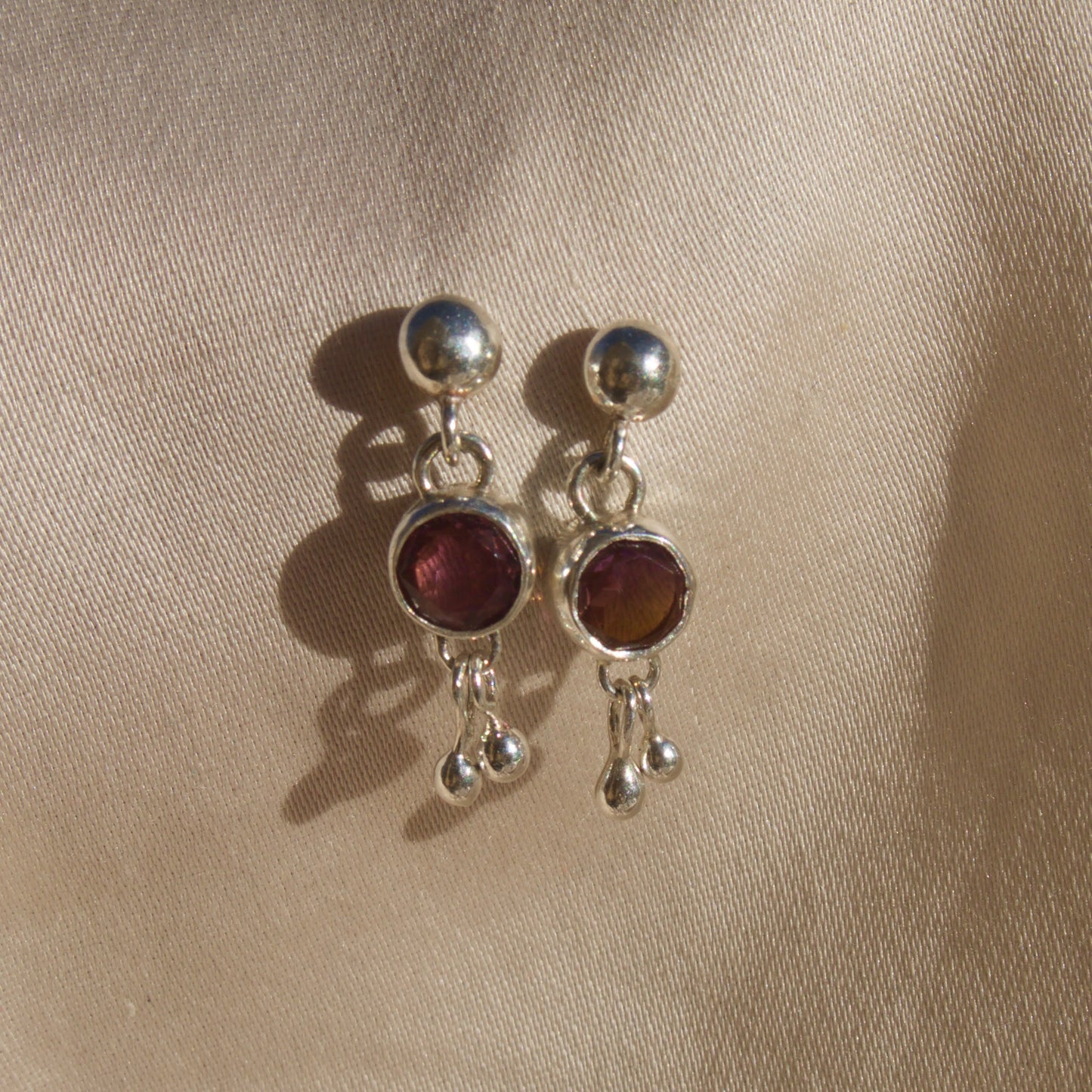 Ametrine Dangley Studs