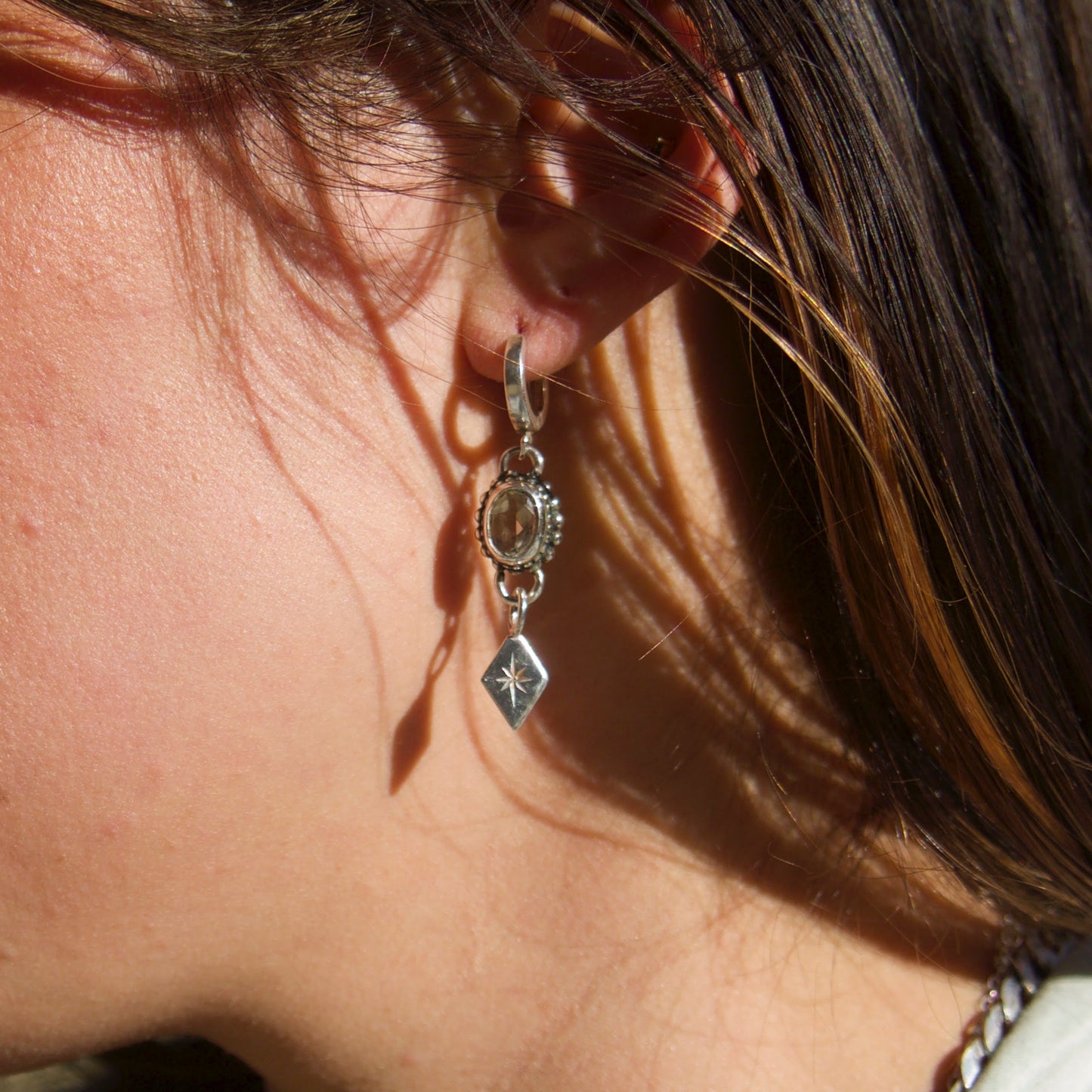 Citrine Lucent Hoops