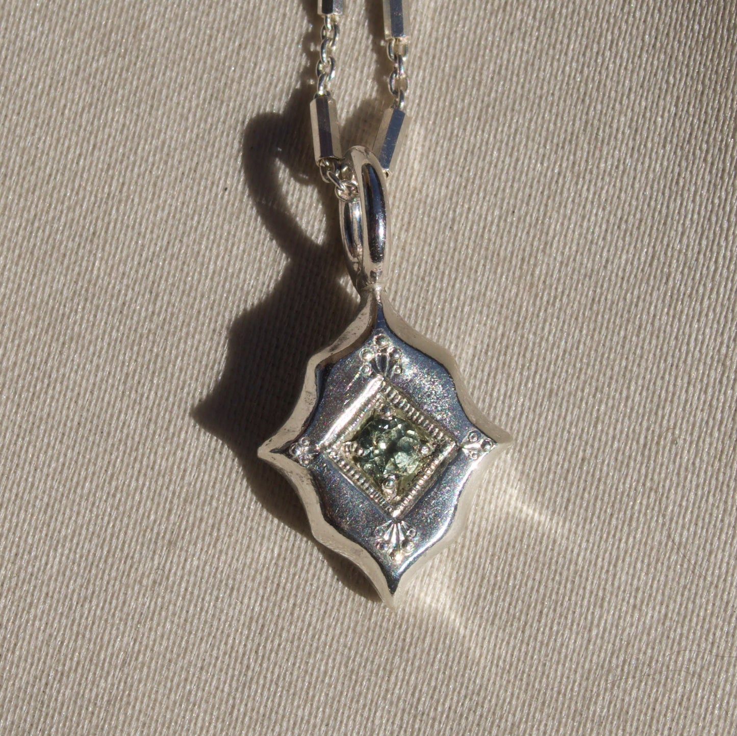 Lime Green Tile Charm