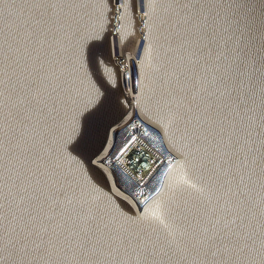 Lime Green Tile Charm