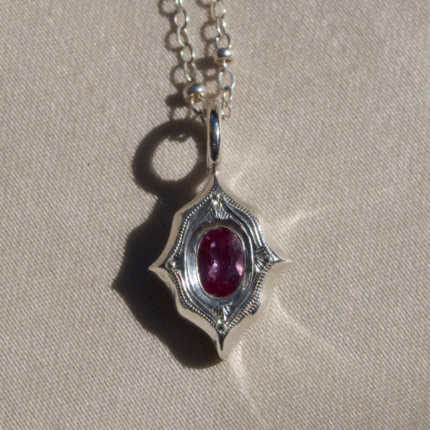 Lab Alexandrite Tile Charm