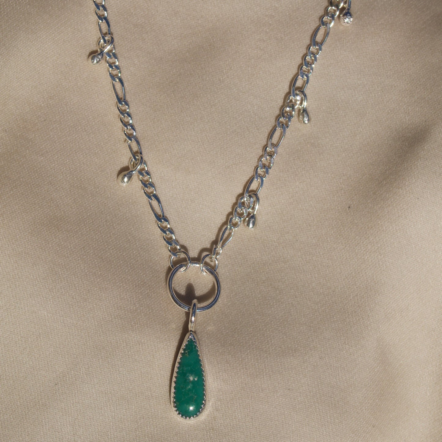 Turquoise Dip Dot Necklace