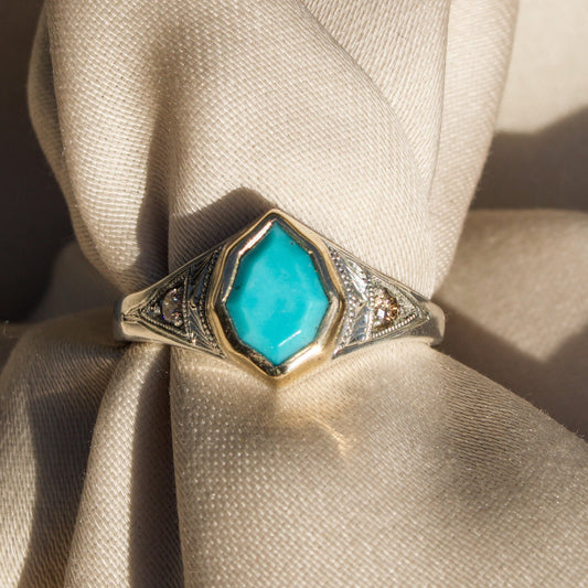 Size 7 / Cloud Chaser Turquoise Ring
