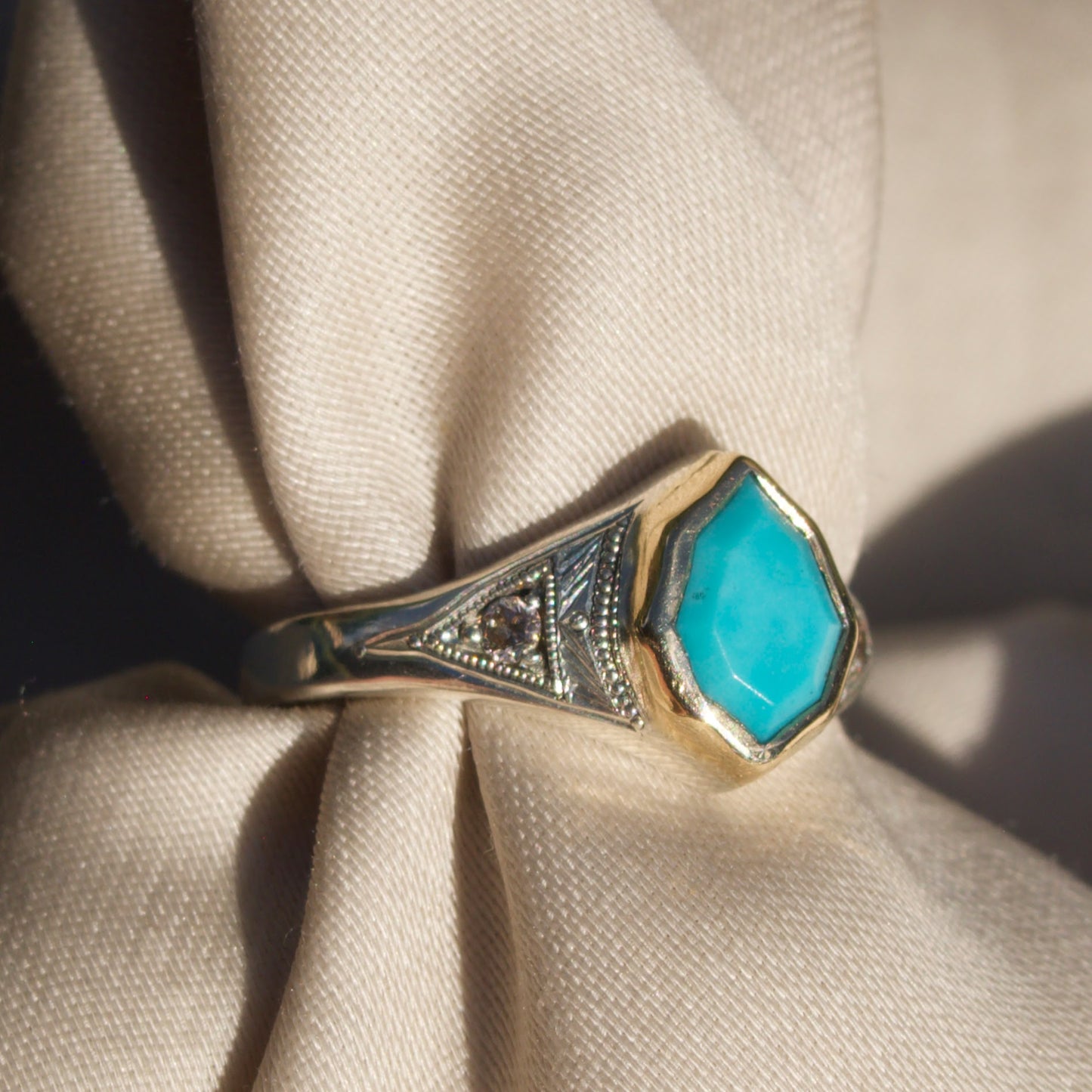 Size 7 / Cloud Chaser Turquoise Ring