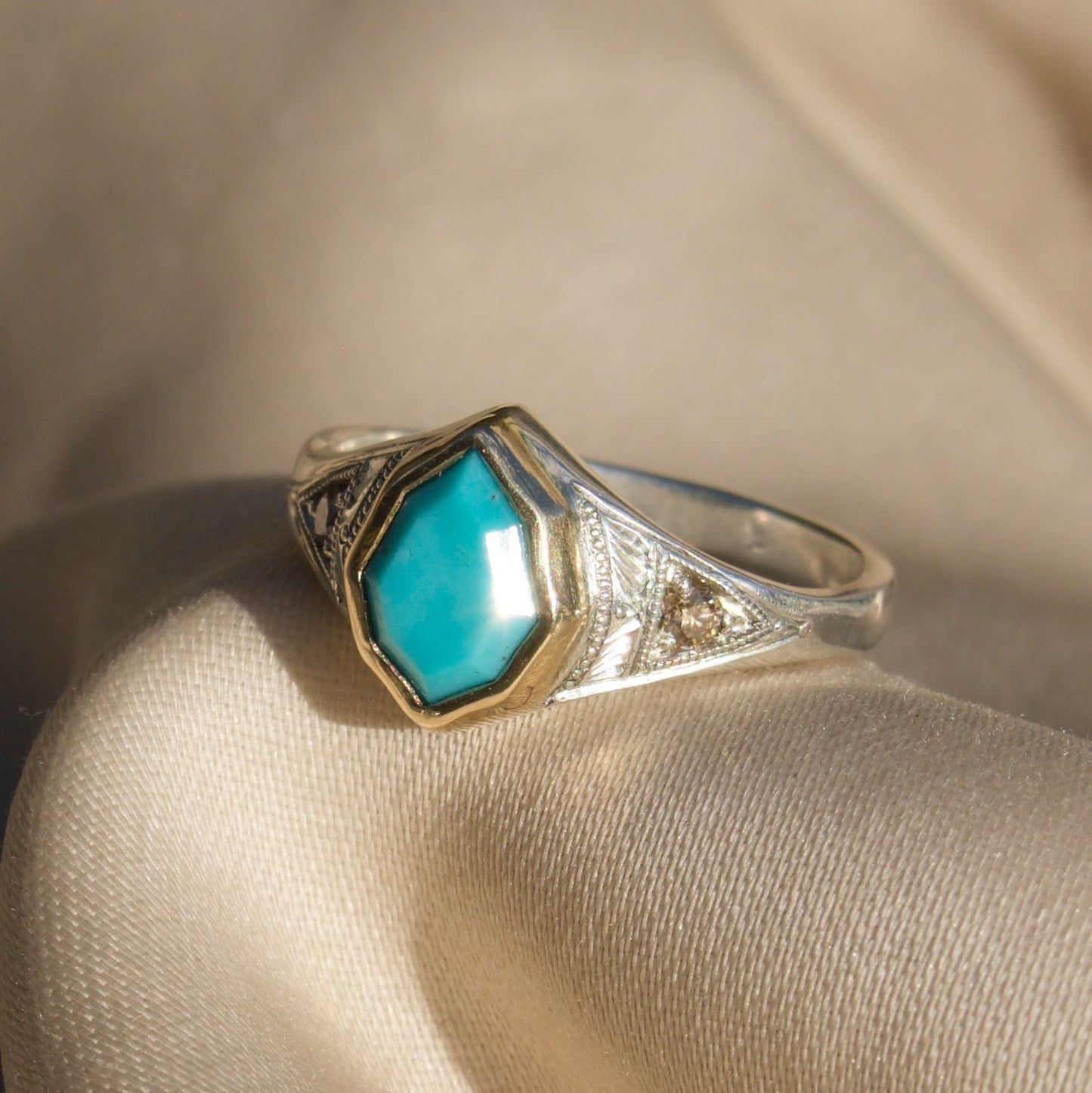Size 7 / Cloud Chaser Turquoise Ring