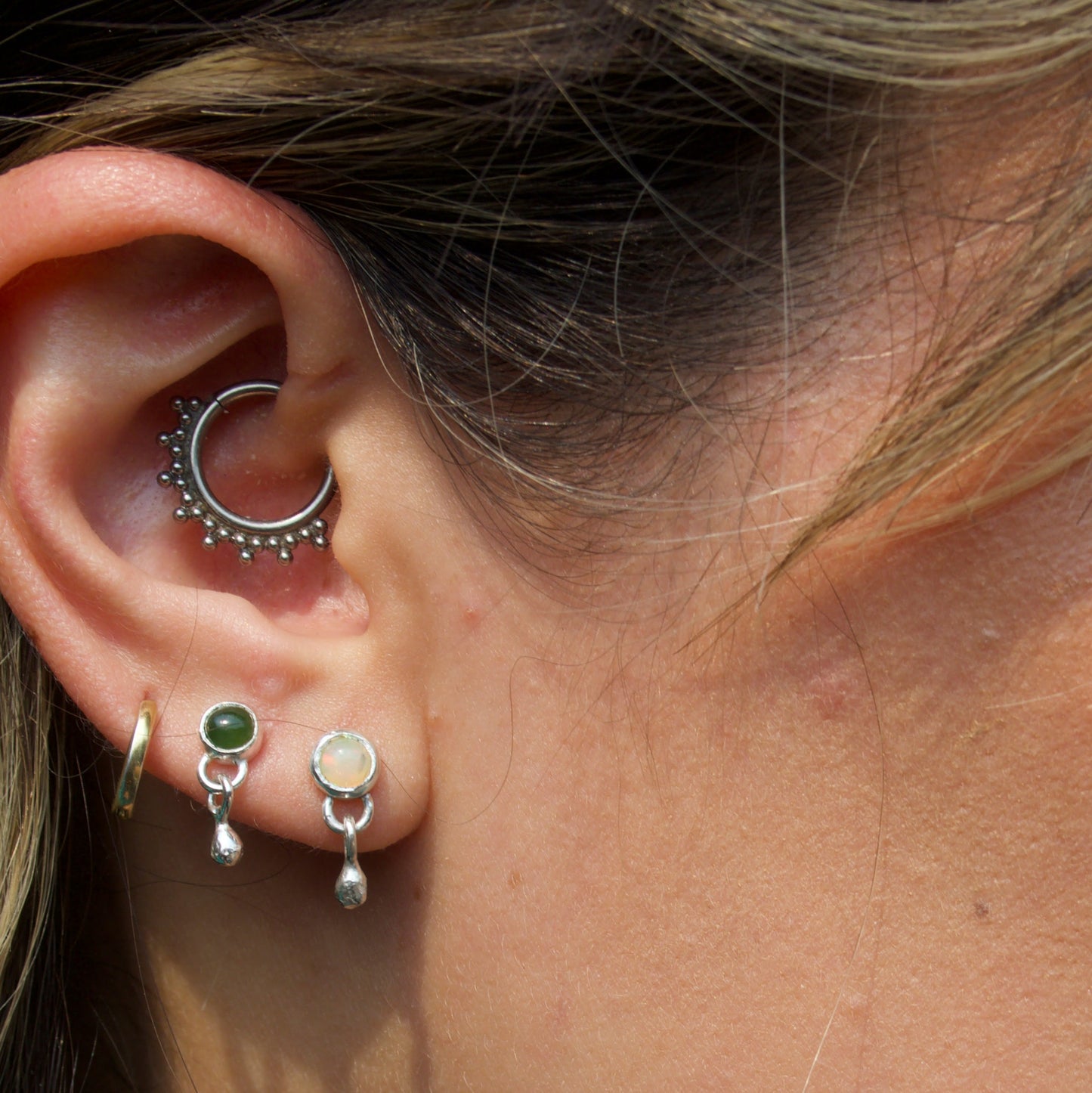 Jade Studs