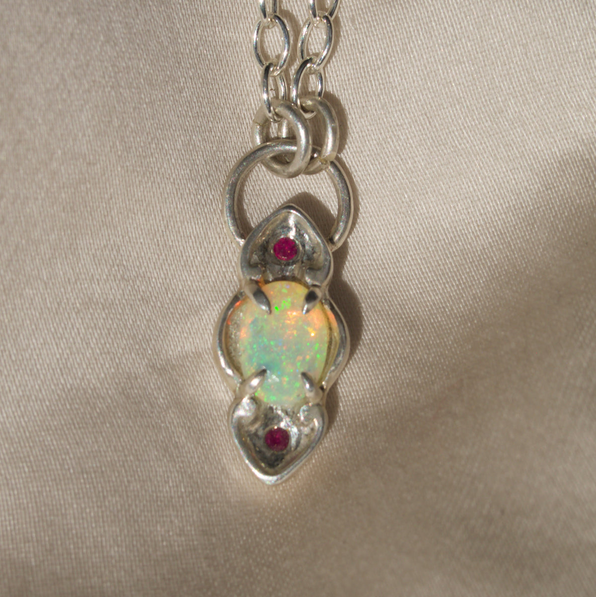 Opal x Ruby Necklace