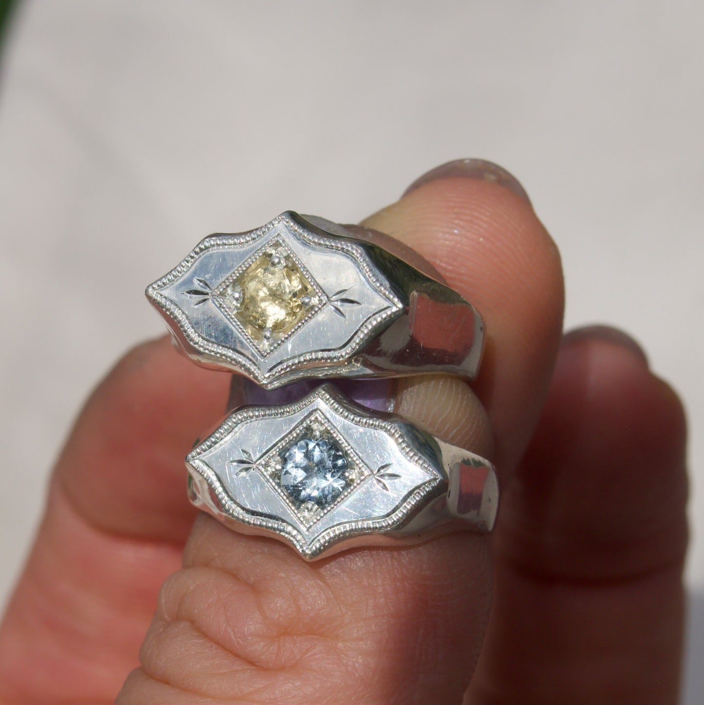 Size 7 / Gray Spinel Arcana Ring