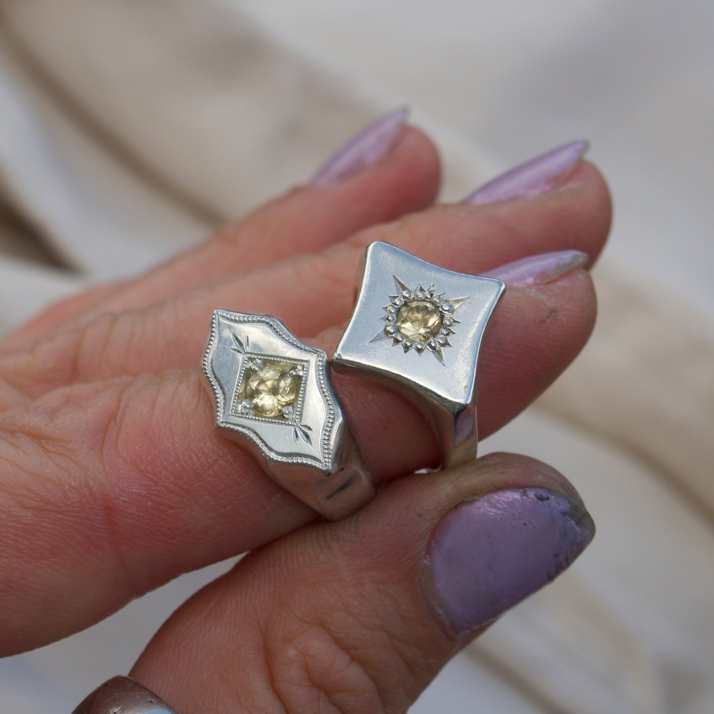 Size 5.25 / Starry Eyed Citrine