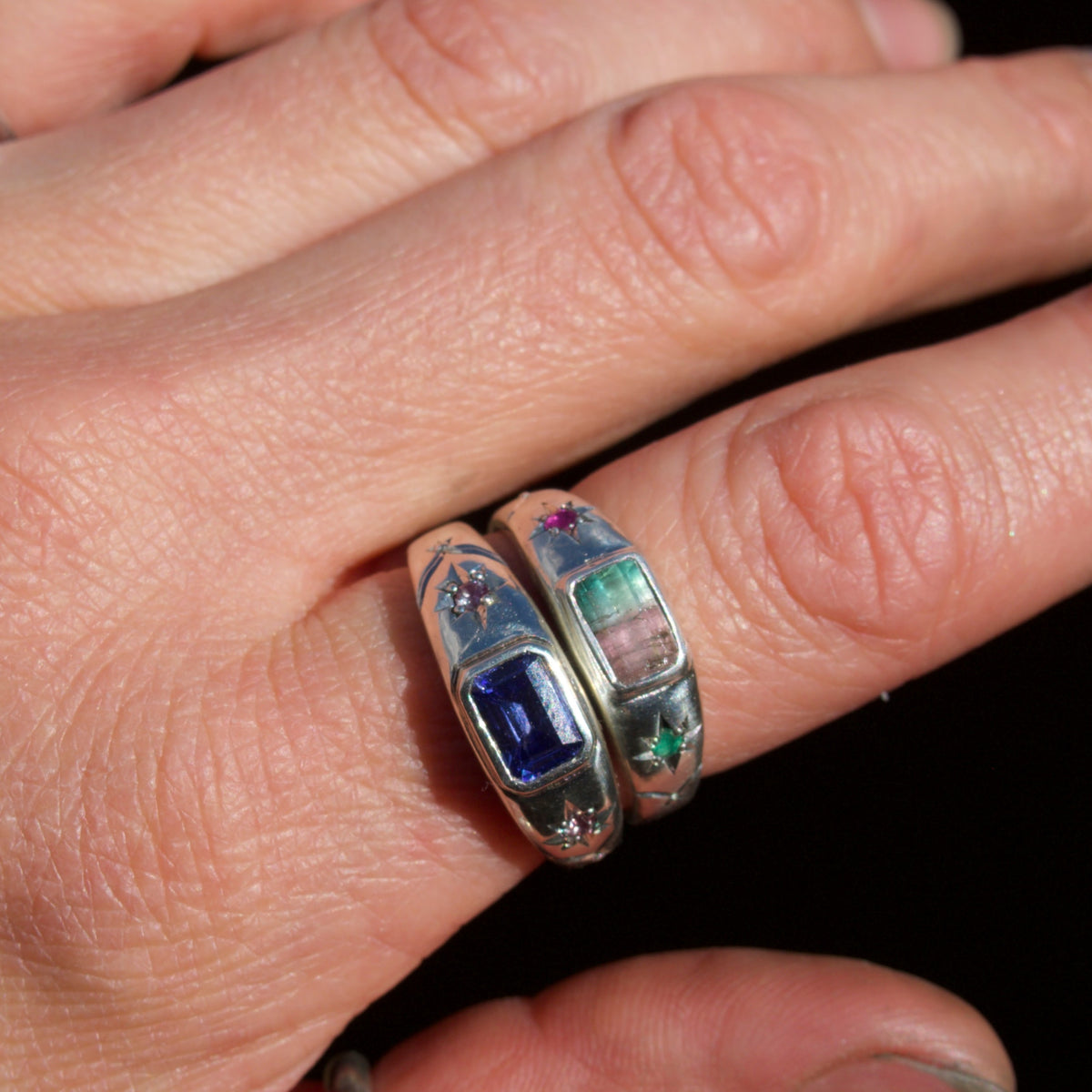 Size 8.75 / Tanzanite x Alexandrite