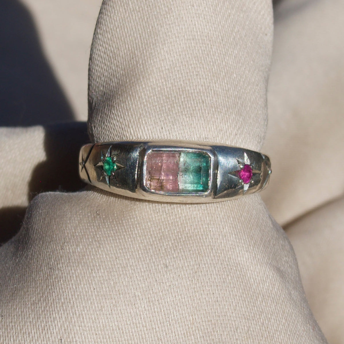 Size 7.5 / Cotton Candy Tourmaline