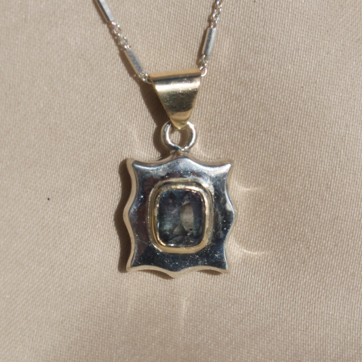 Purpley Blue Tourmaline Wavy Tile