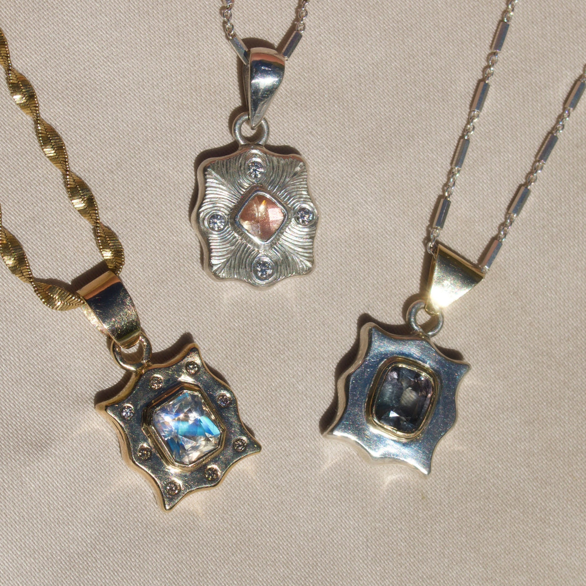 Wavy Moonstone Tile