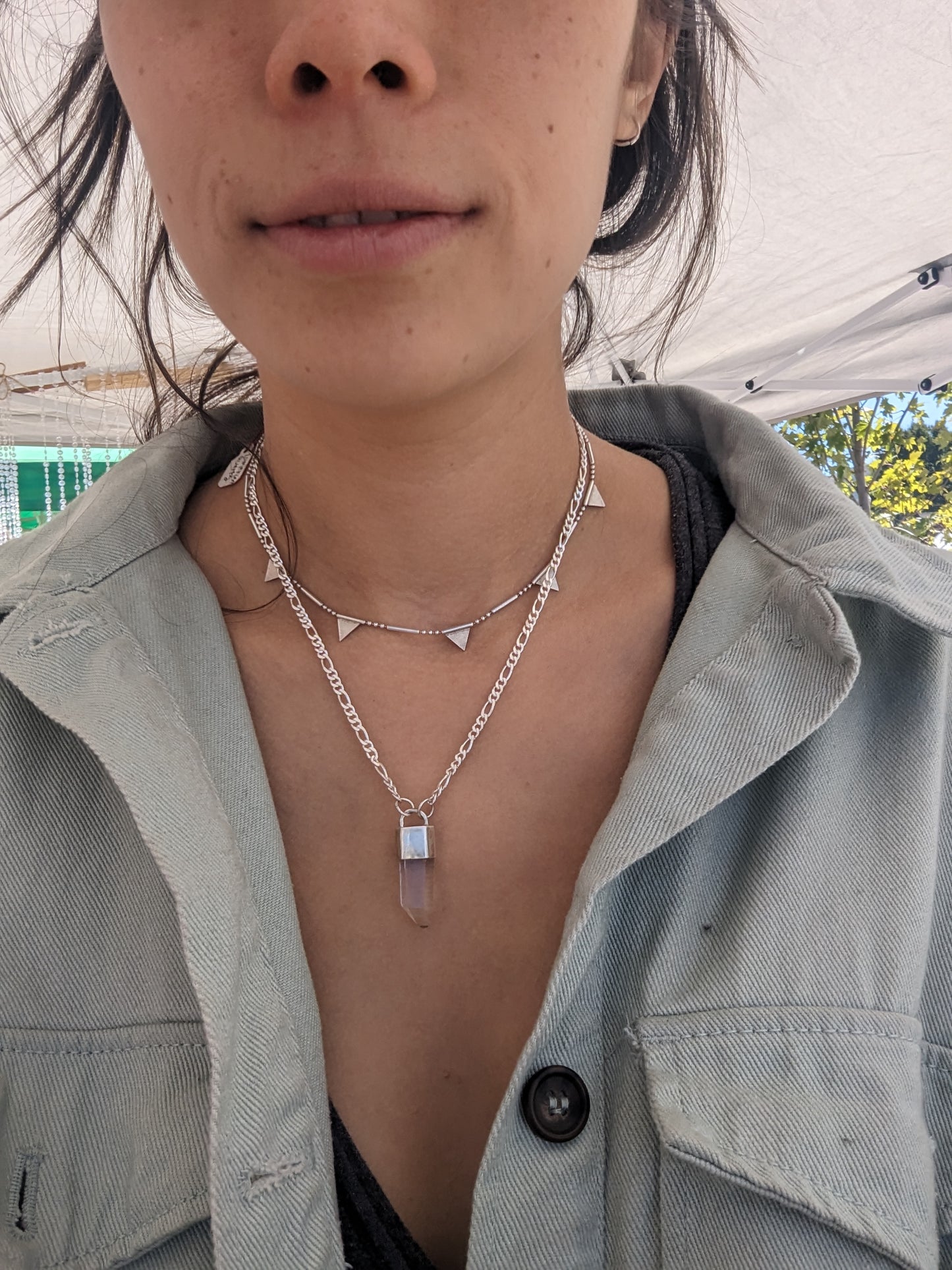 Small Lumerian Quartz Necklace