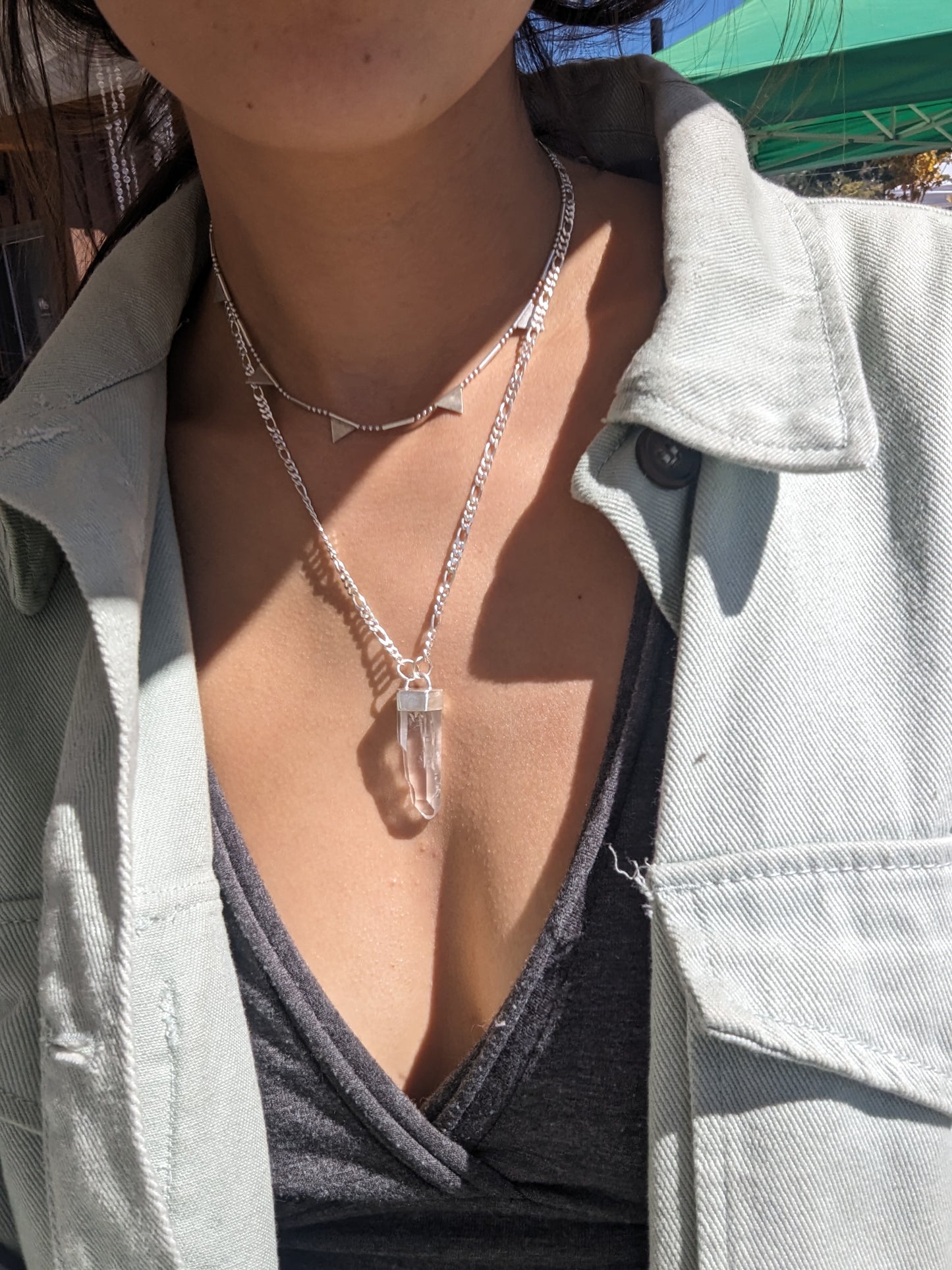Medium Lumerian Quartz Necklace