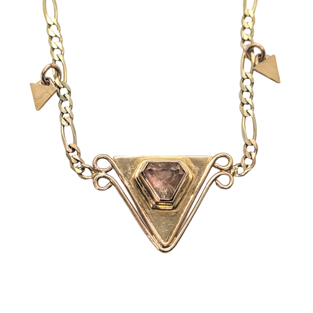 Oregon Sunstone Triangle Dangle